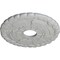 Ekena Millwork Kendall Train Station Ceiling Medallion (Canopies up to 3 7/8"), 18 1/2"OD x 3 7/8"ID x 1"P, Frost CM18KDFRF - alternate 3